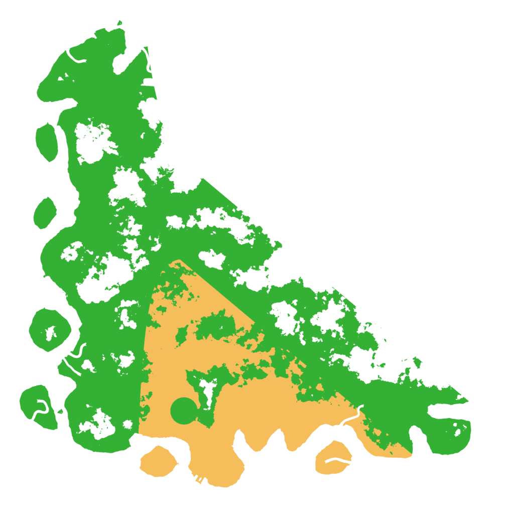 Biome Rust Map: Procedural Map, Size: 5000, Seed: 257813112