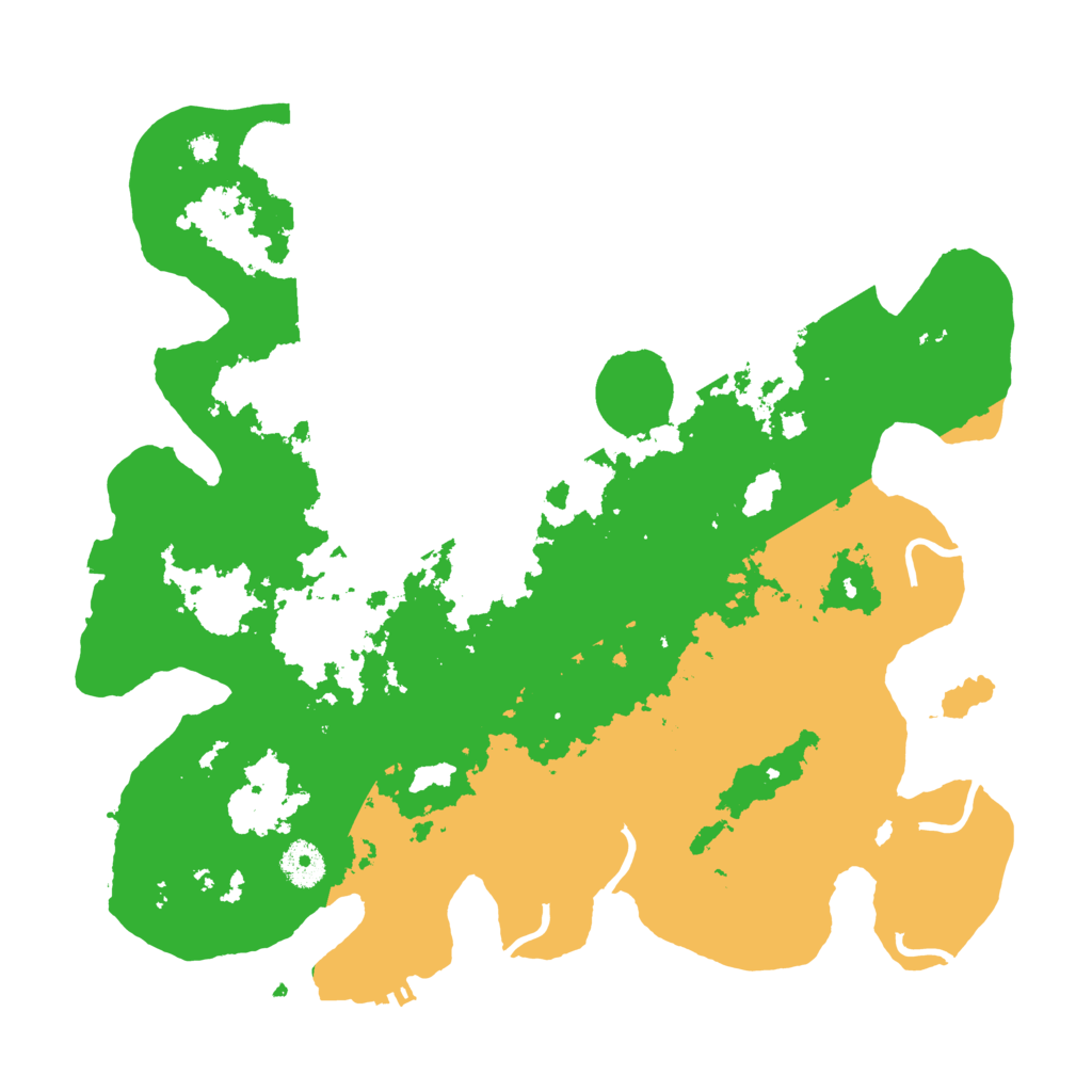 Biome Rust Map: Procedural Map, Size: 3700, Seed: 882597888