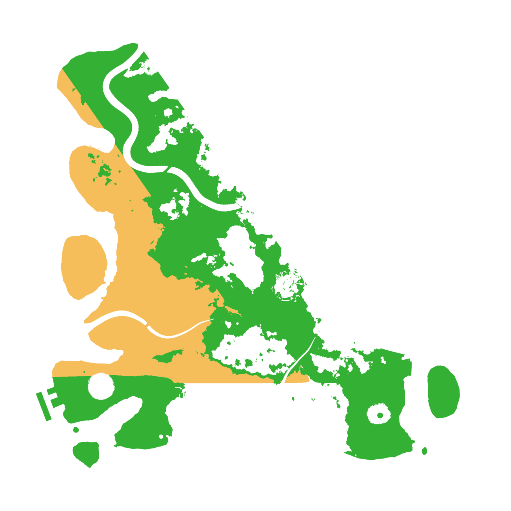 Biome Rust Map: Procedural Map, Size: 3500, Seed: 1560482716