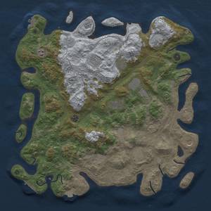 Thumbnail Rust Map: Procedural Map, Size: 4500, Seed: 1474600572, 19 Monuments