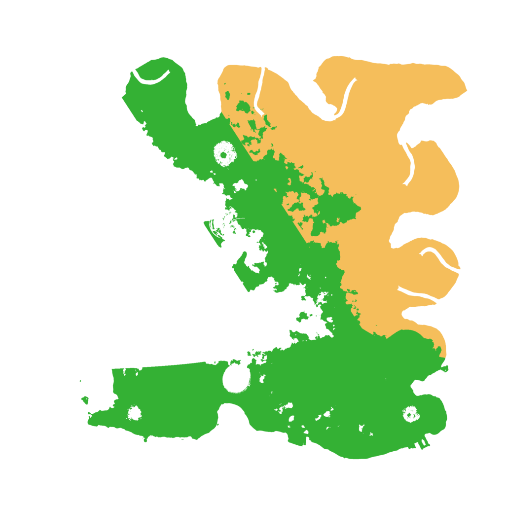 Biome Rust Map: Procedural Map, Size: 3250, Seed: 623758039
