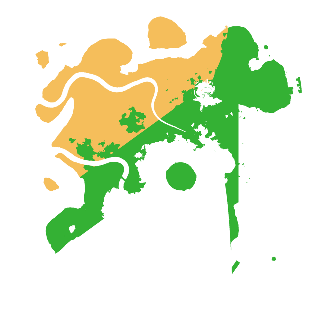 Biome Rust Map: Procedural Map, Size: 3000, Seed: 8325760