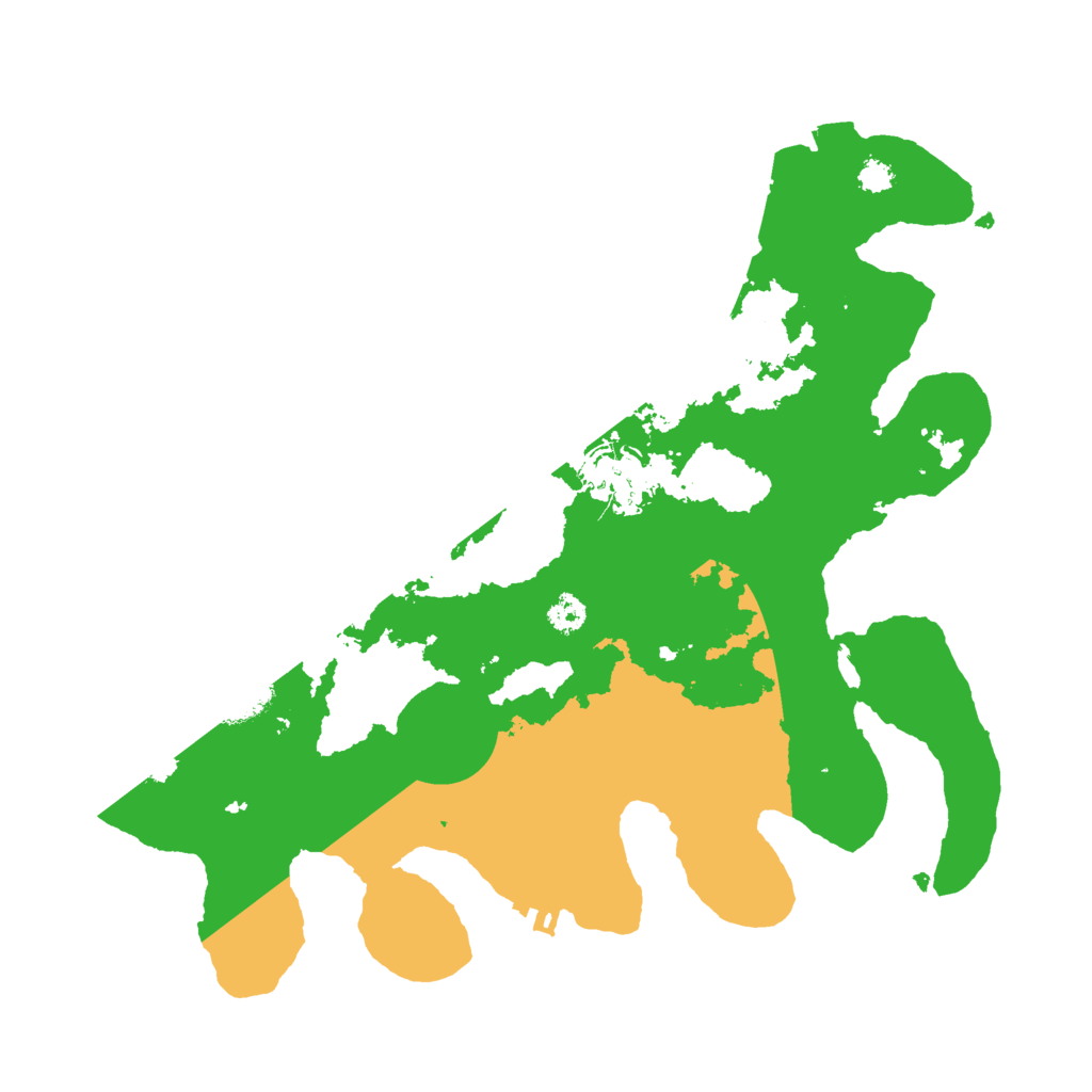 Biome Rust Map: Procedural Map, Size: 3000, Seed: 1453038244