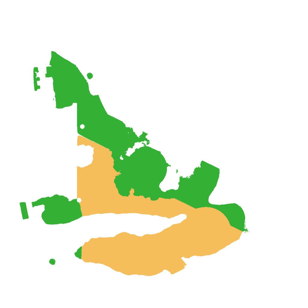Biome Rust Map: Procedural Map, Size: 2000, Seed: 32131421