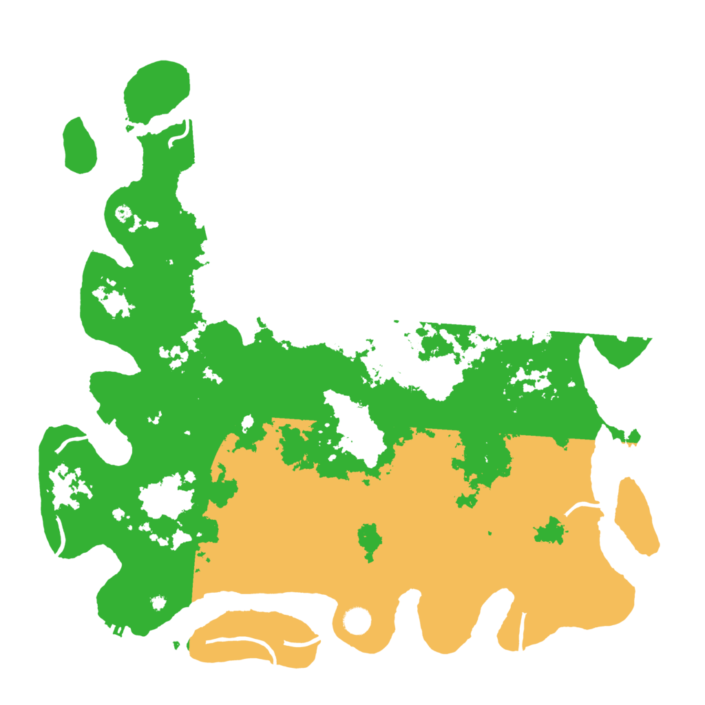 Biome Rust Map: Procedural Map, Size: 4500, Seed: 266770139