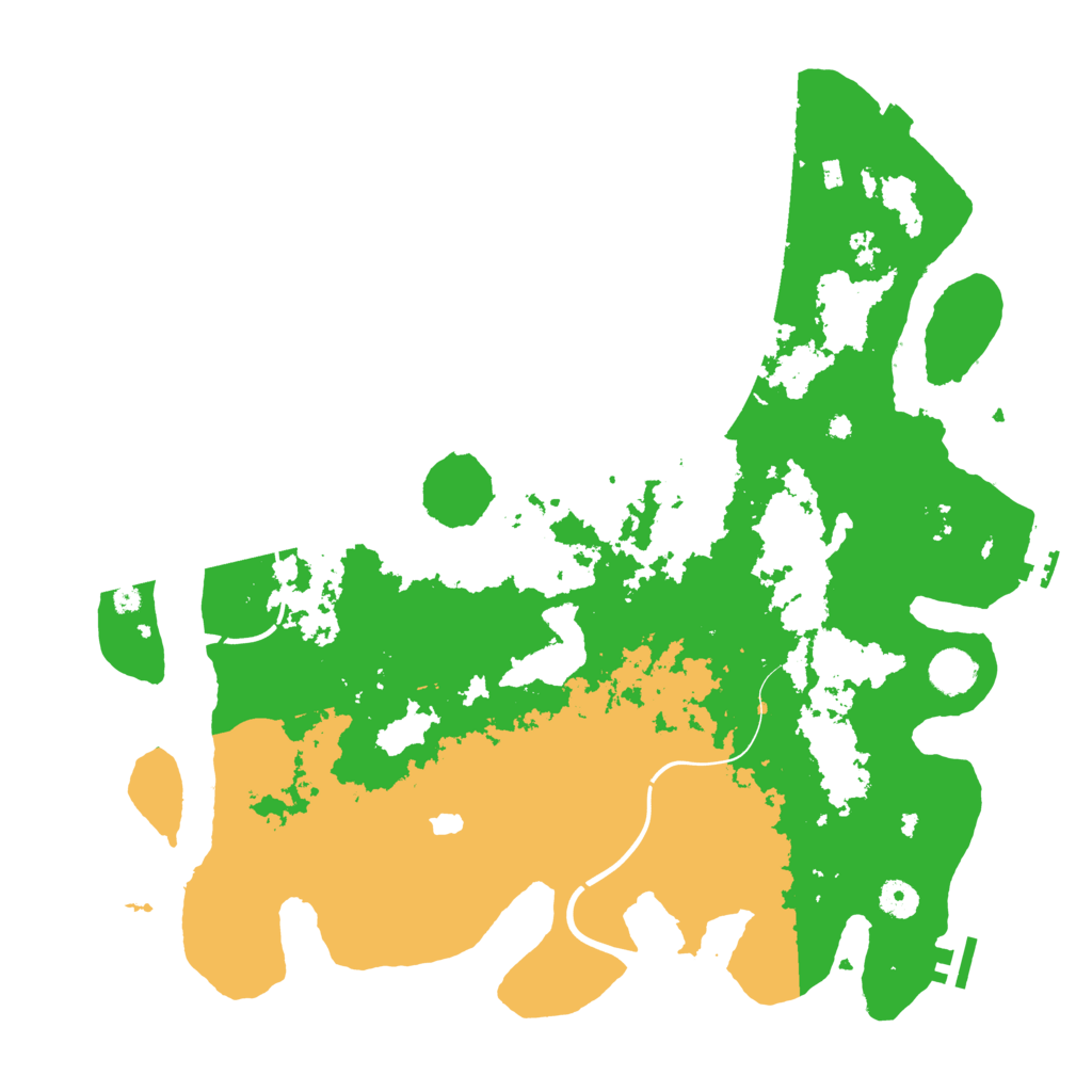 Biome Rust Map: Procedural Map, Size: 4250, Seed: 729325052