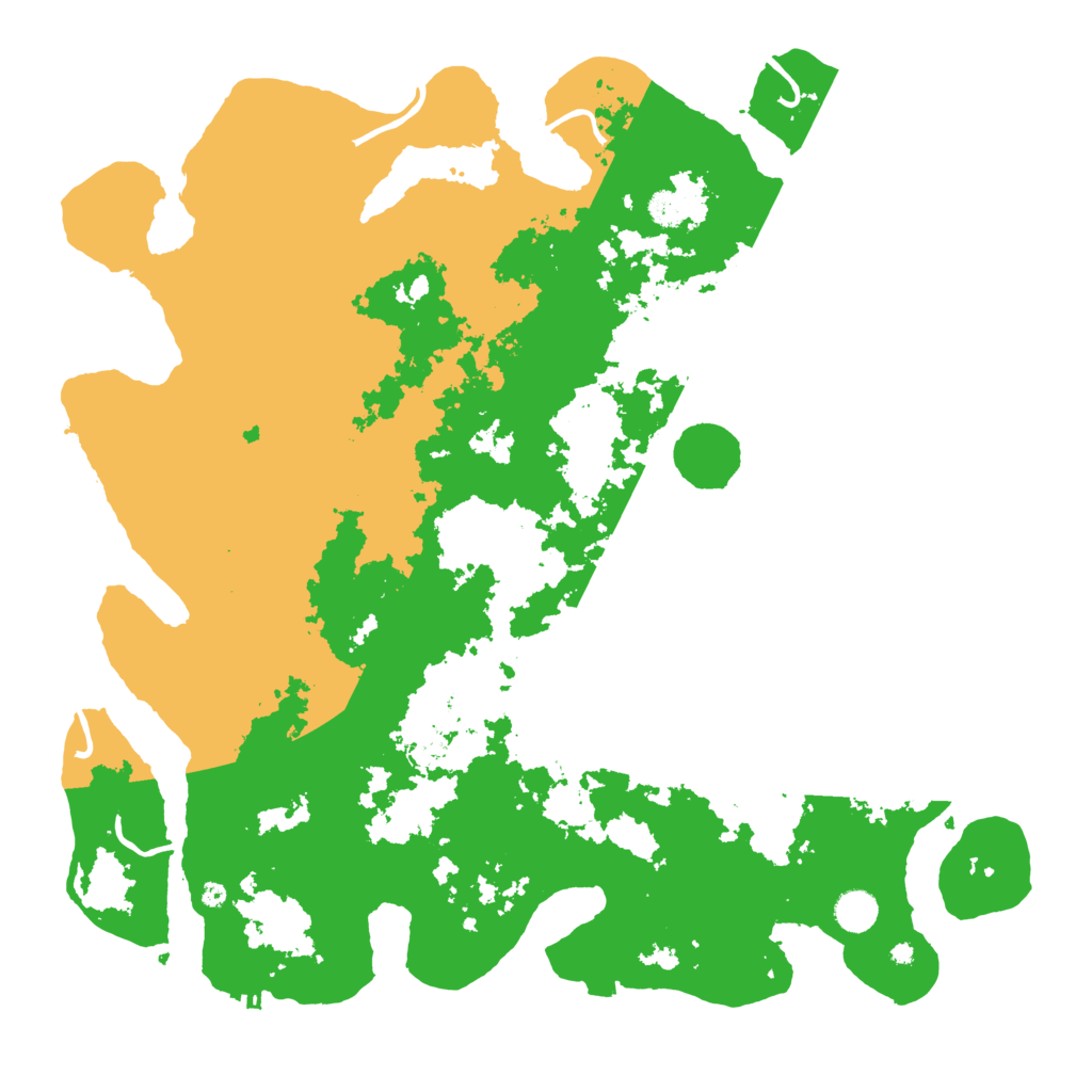 Biome Rust Map: Procedural Map, Size: 4500, Seed: 709613618
