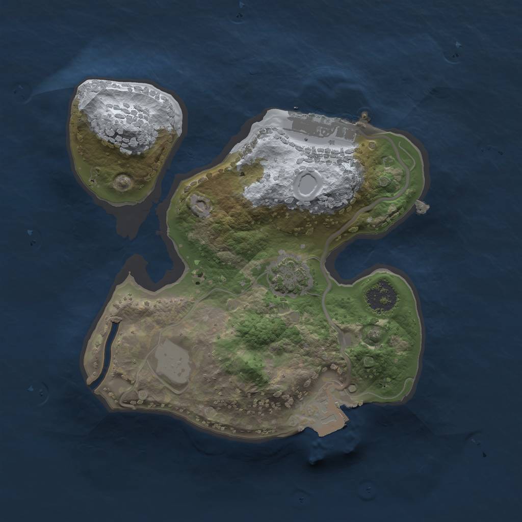 Rust Map: Procedural Map, Size: 1800, Seed: 996382274, 5 Monuments
