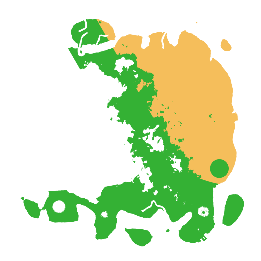 Biome Rust Map: Procedural Map, Size: 3700, Seed: 41335713