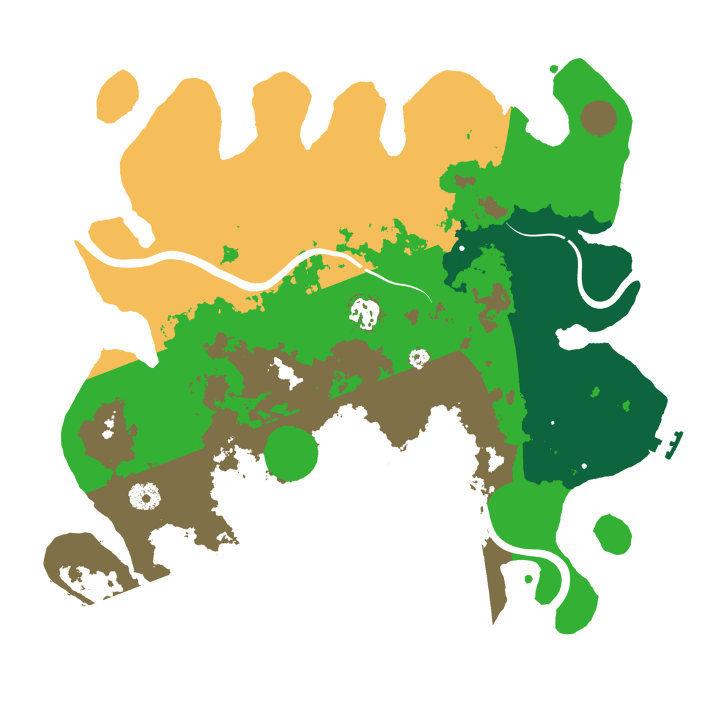Biome Rust Map: Procedural Map, Size: 3500, Seed: 980037267