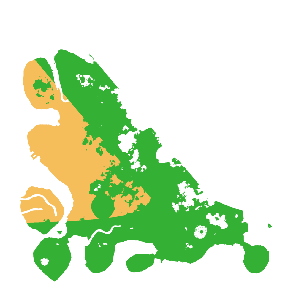 Biome Rust Map: Procedural Map, Size: 3500, Seed: 25091971