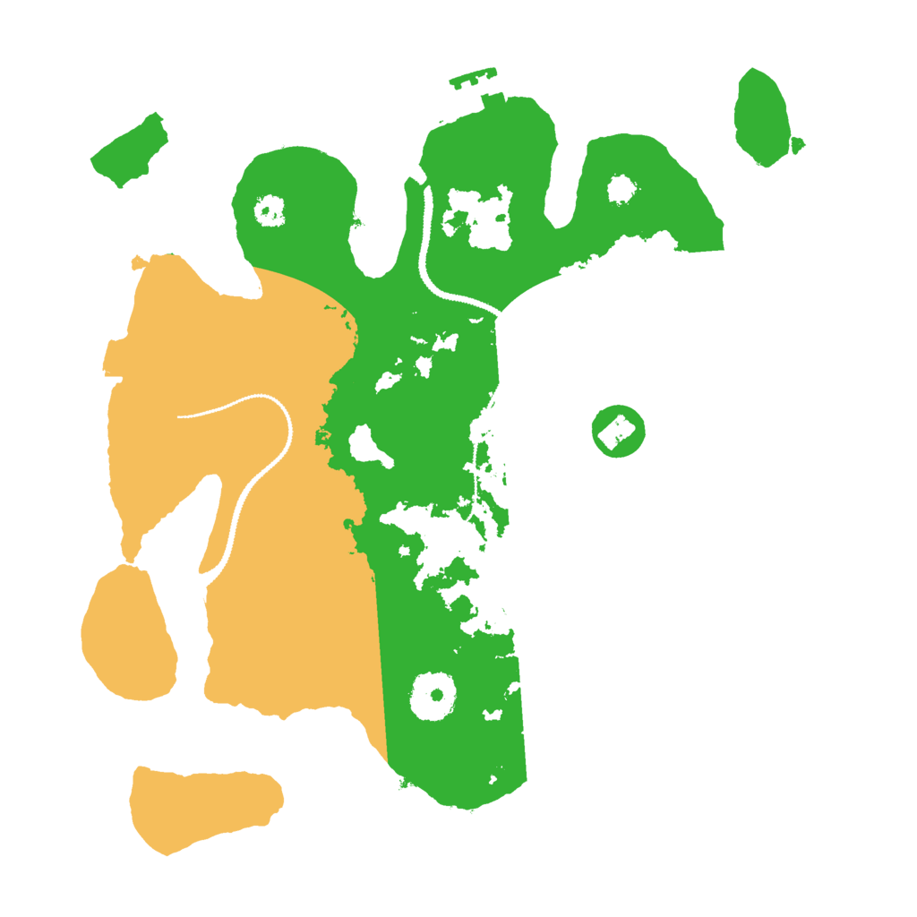 Biome Rust Map: Procedural Map, Size: 2900, Seed: 234055051