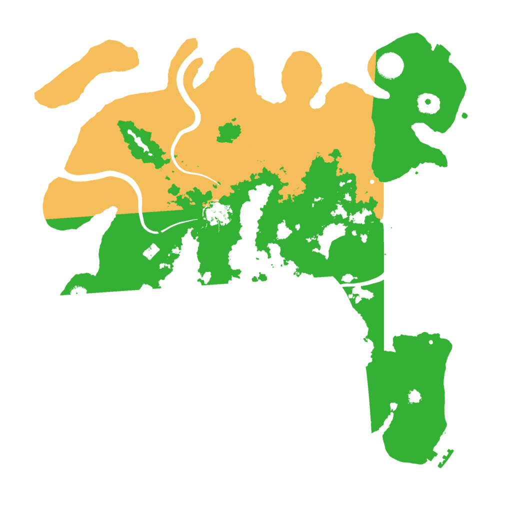 Biome Rust Map: Procedural Map, Size: 3500, Seed: 760721075