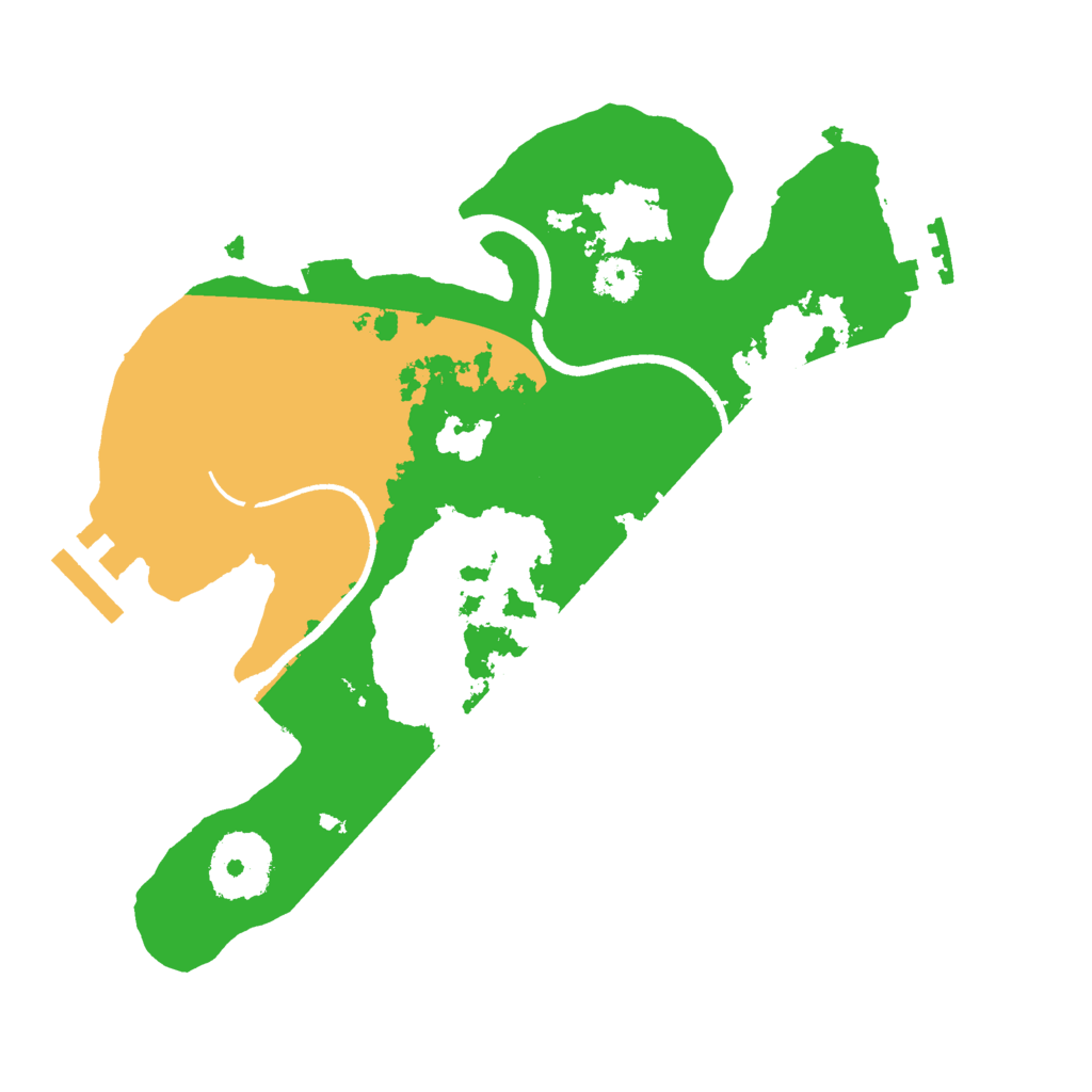 Biome Rust Map: Procedural Map, Size: 2500, Seed: 1465420896