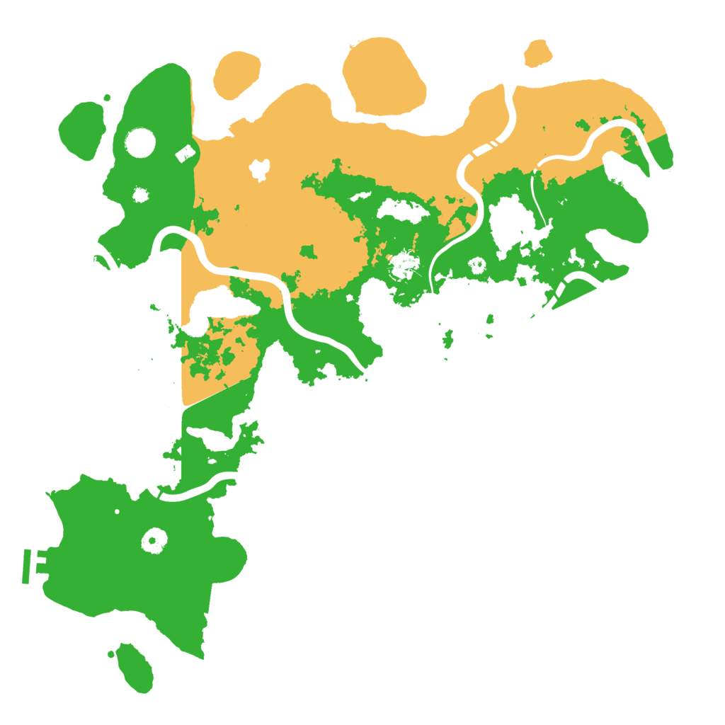 Biome Rust Map: Procedural Map, Size: 4250, Seed: 941958238