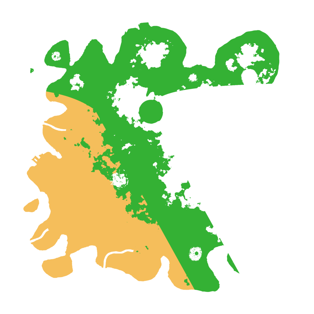 Biome Rust Map: Procedural Map, Size: 3500, Seed: 1989624901