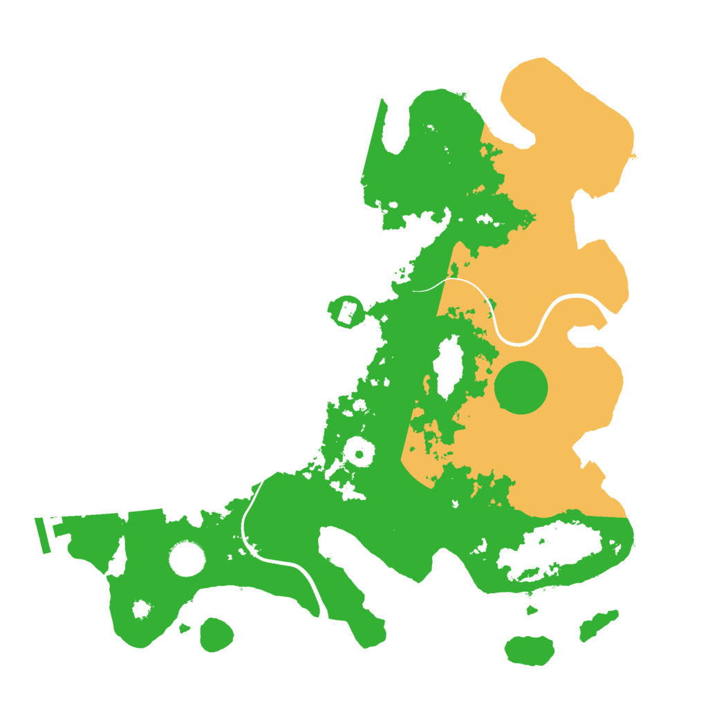 Biome Rust Map: Procedural Map, Size: 3500, Seed: 1631974286
