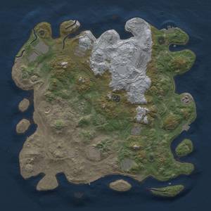 Thumbnail Rust Map: Procedural Map, Size: 4250, Seed: 1397027905, 19 Monuments