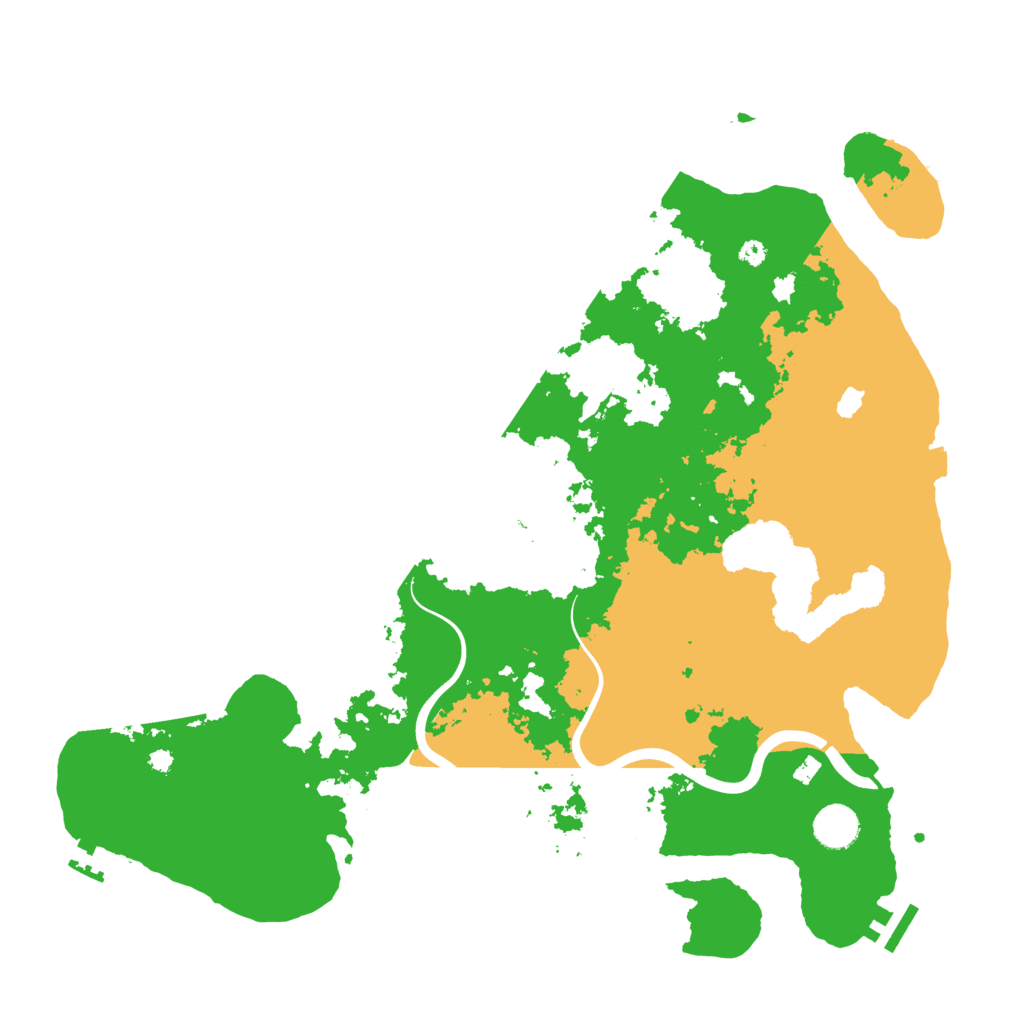 Biome Rust Map: Procedural Map, Size: 4000, Seed: 1646