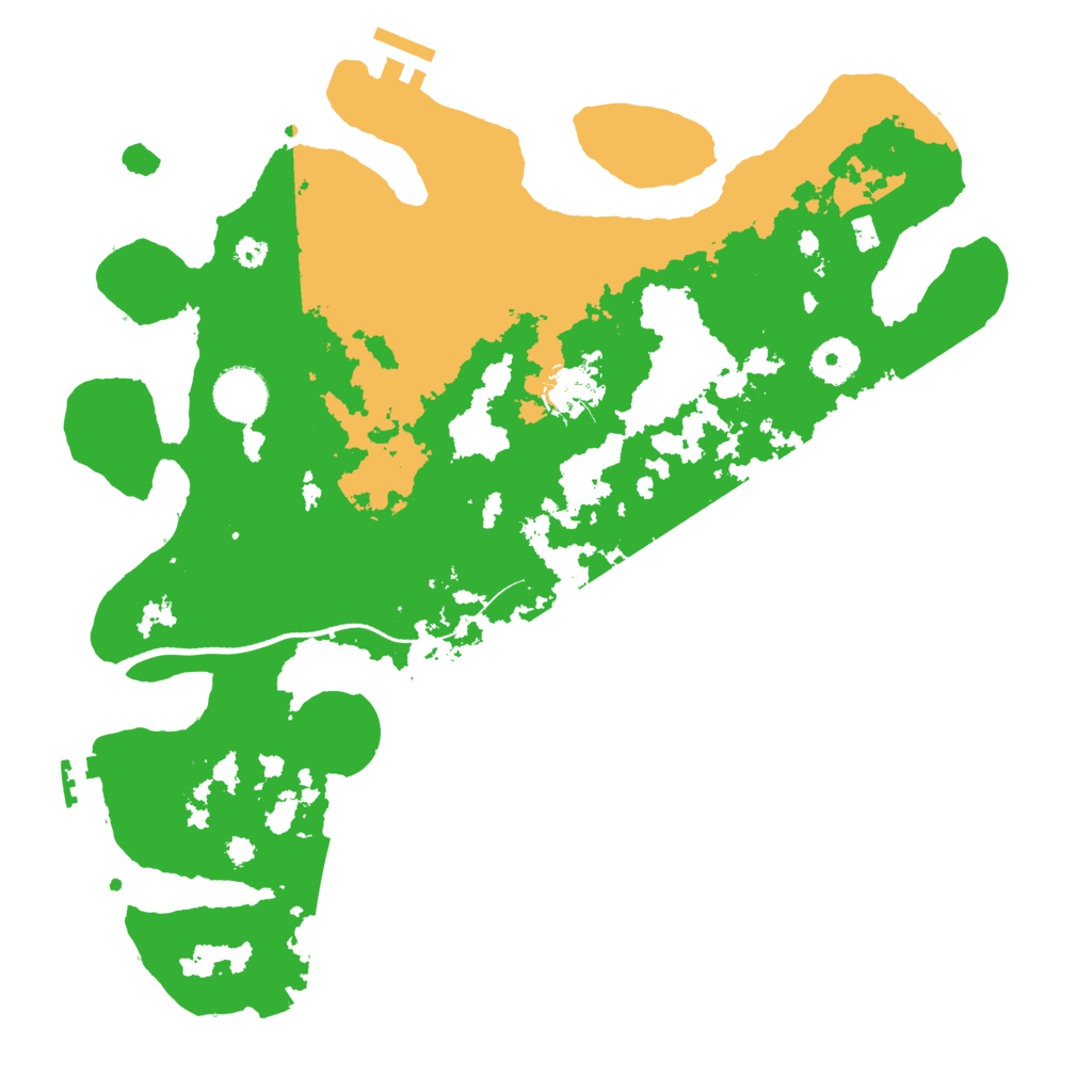 Biome Rust Map: Procedural Map, Size: 3500, Seed: 1186375967