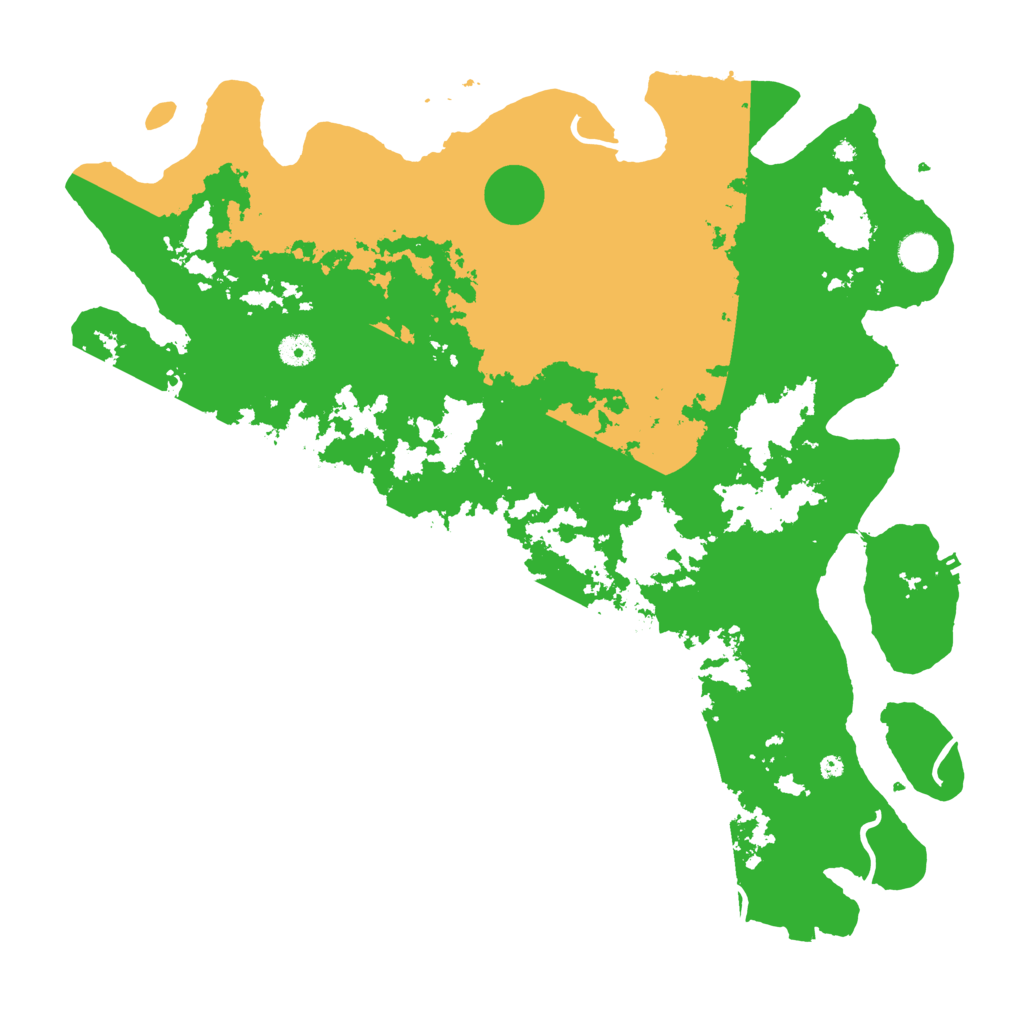 Biome Rust Map: Procedural Map, Size: 4500, Seed: 90095462