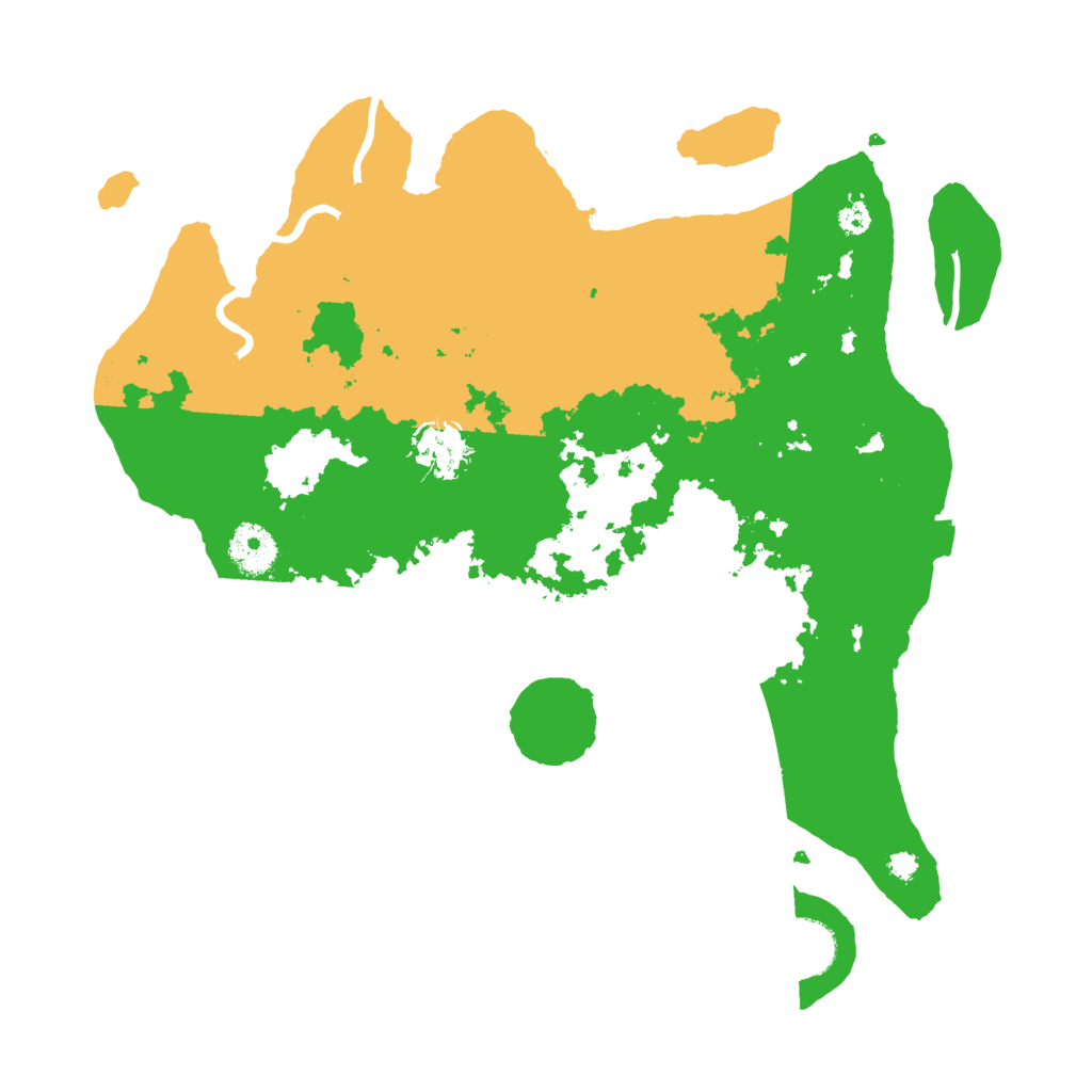 Biome Rust Map: Procedural Map, Size: 3500, Seed: 939521693