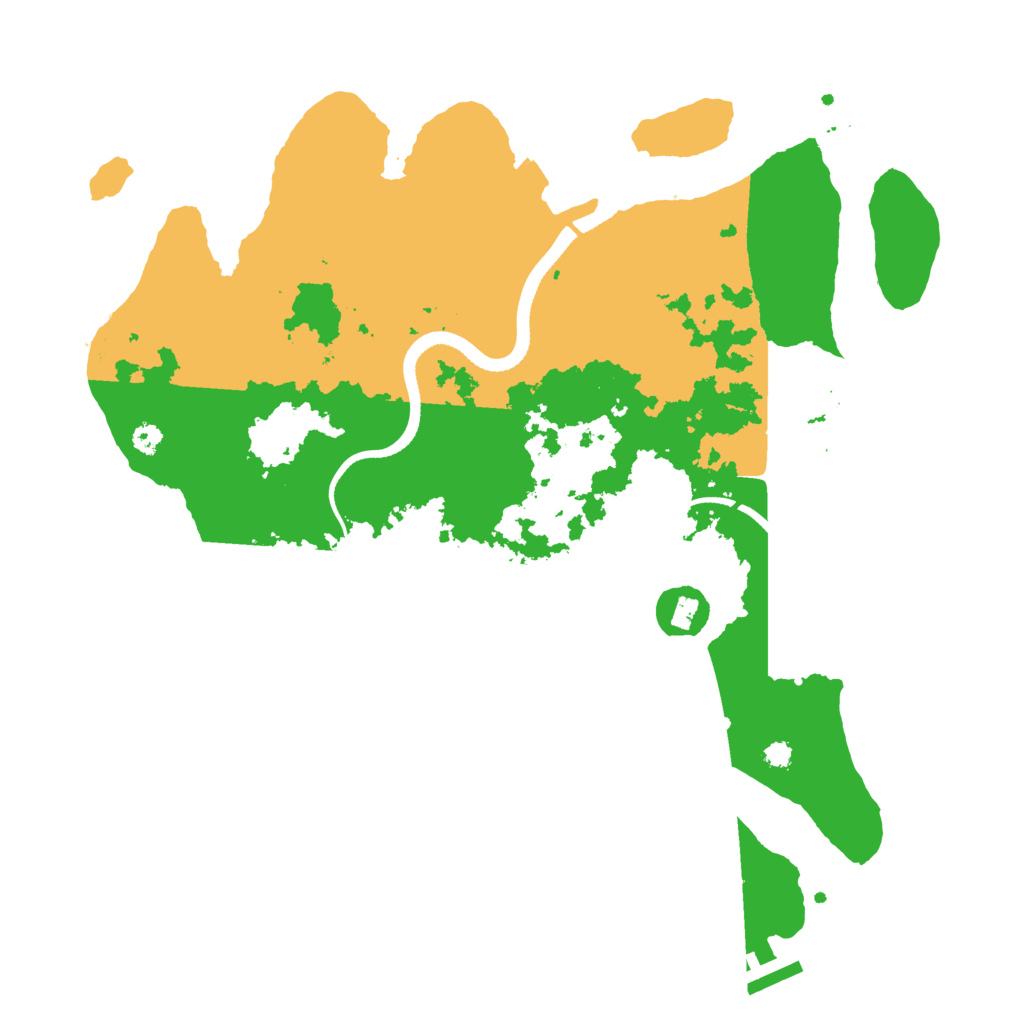 Biome Rust Map: Procedural Map, Size: 3500, Seed: 939521693