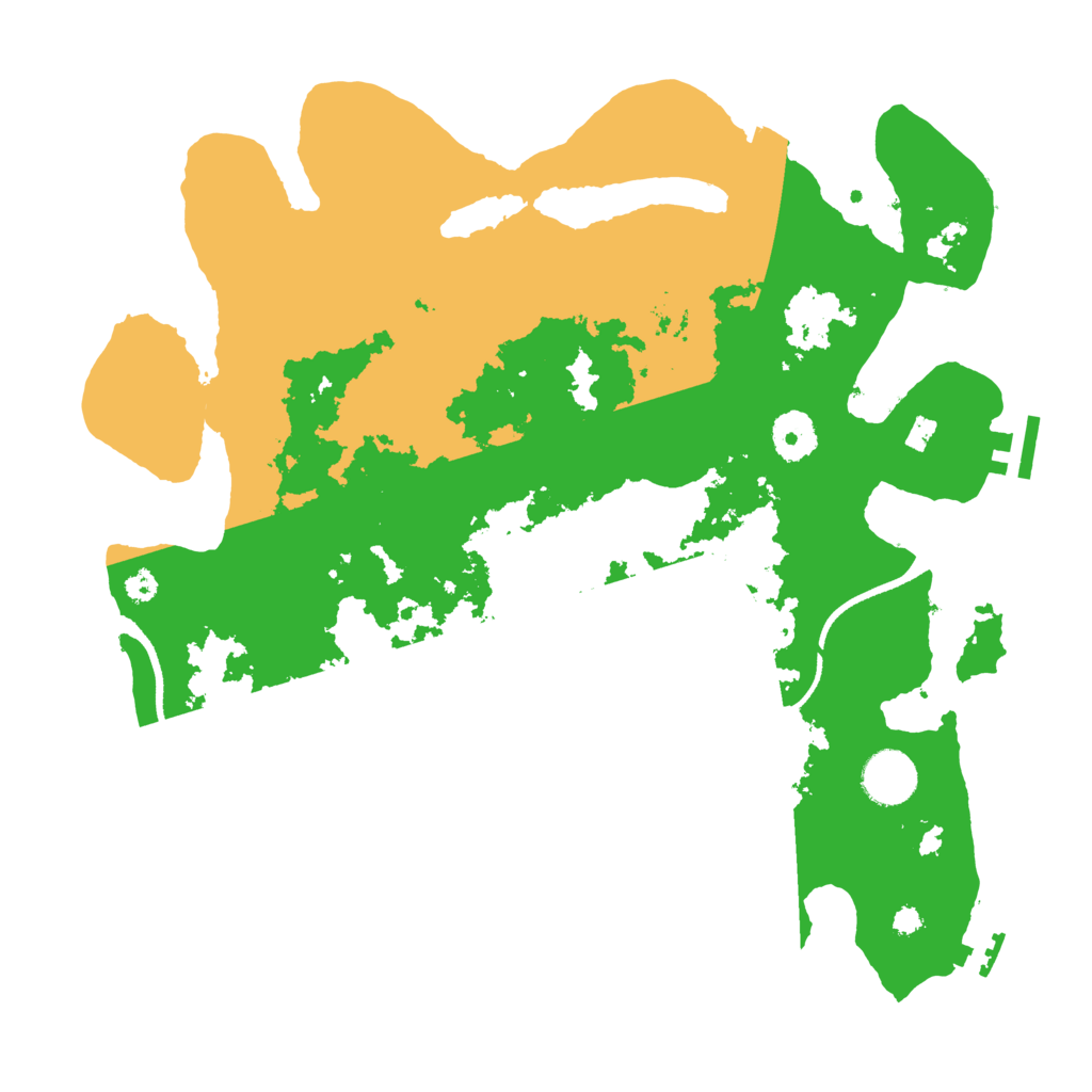 Biome Rust Map: Procedural Map, Size: 3500, Seed: 1197367423