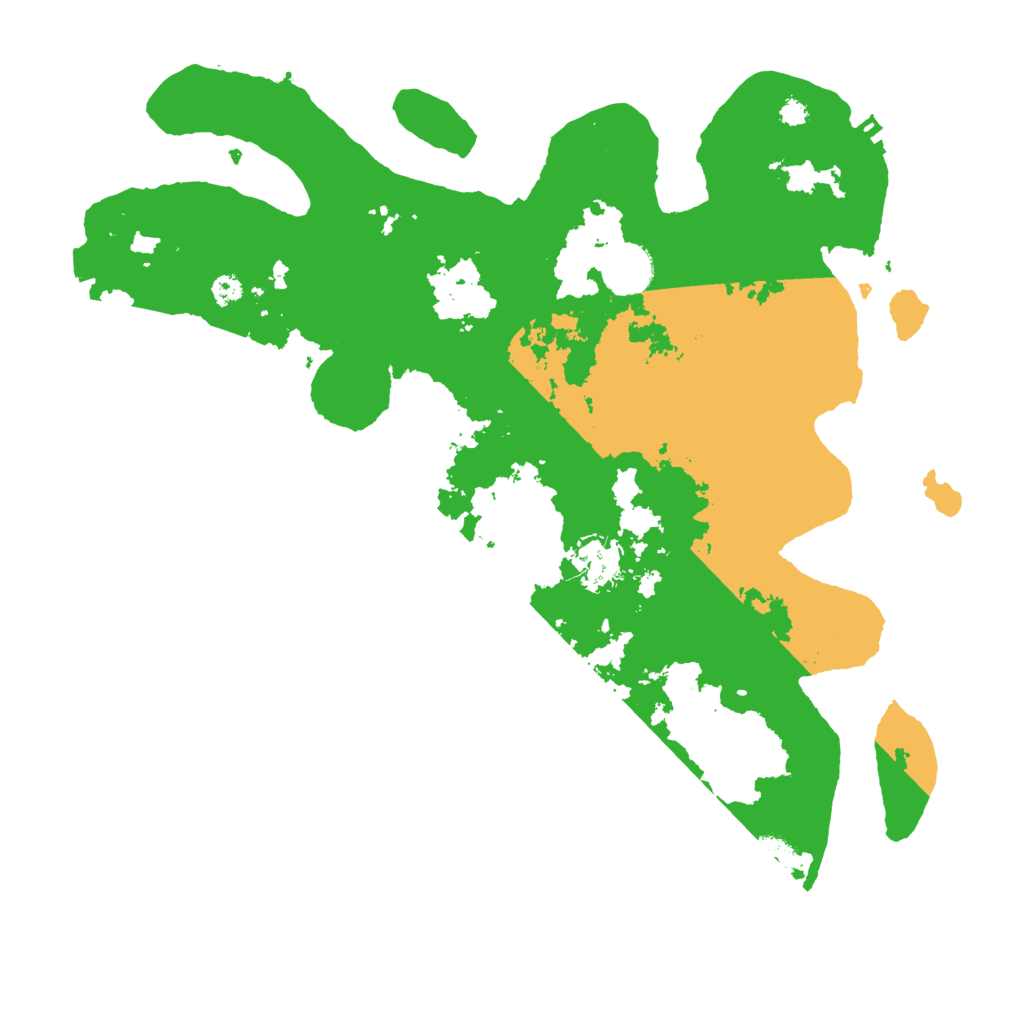 Biome Rust Map: Procedural Map, Size: 3500, Seed: 864658694