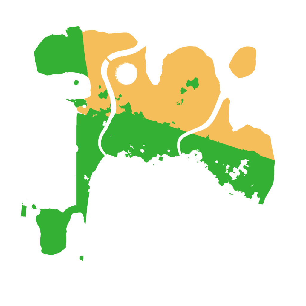 Biome Rust Map: Procedural Map, Size: 2500, Seed: 1492391149