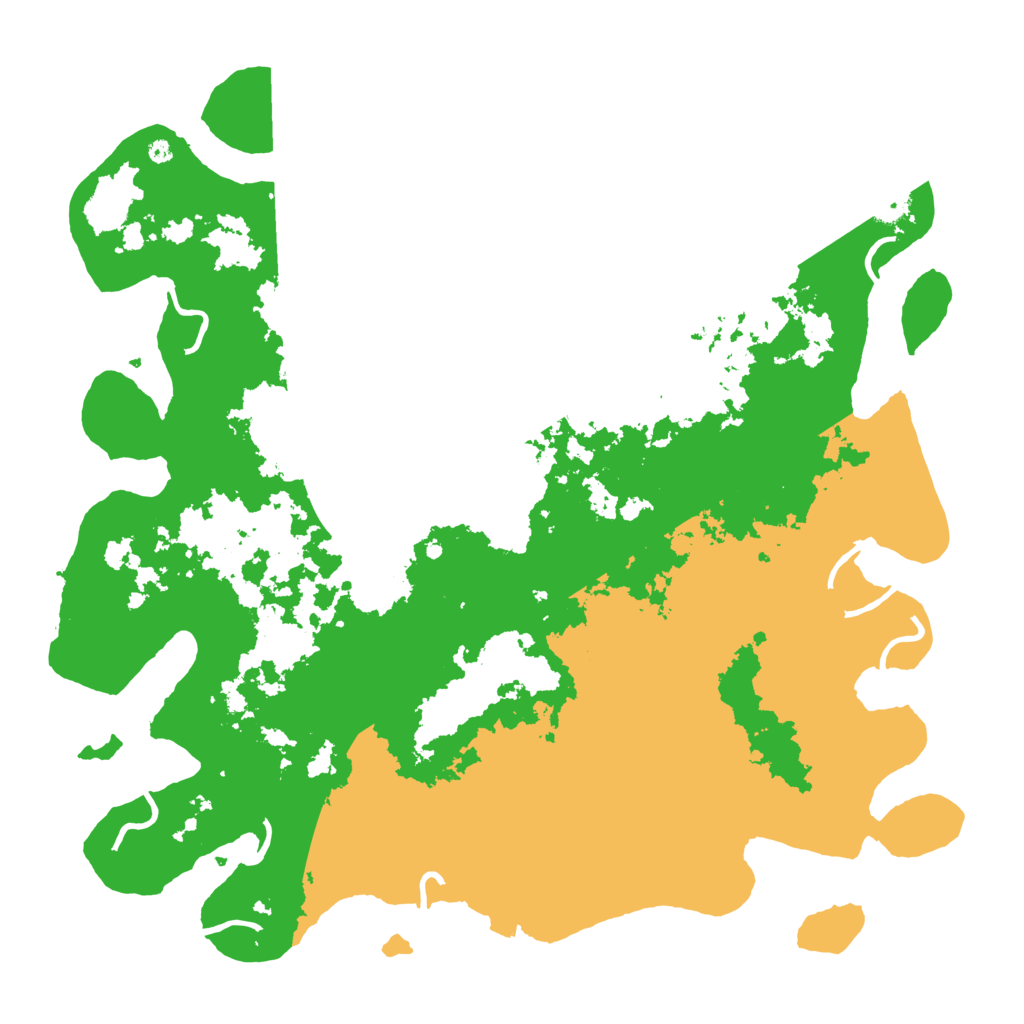 Biome Rust Map: Procedural Map, Size: 4500, Seed: 1861244169