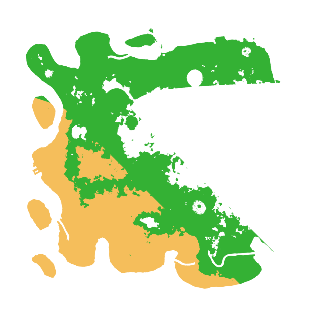 Biome Rust Map: Procedural Map, Size: 3500, Seed: 1569985553
