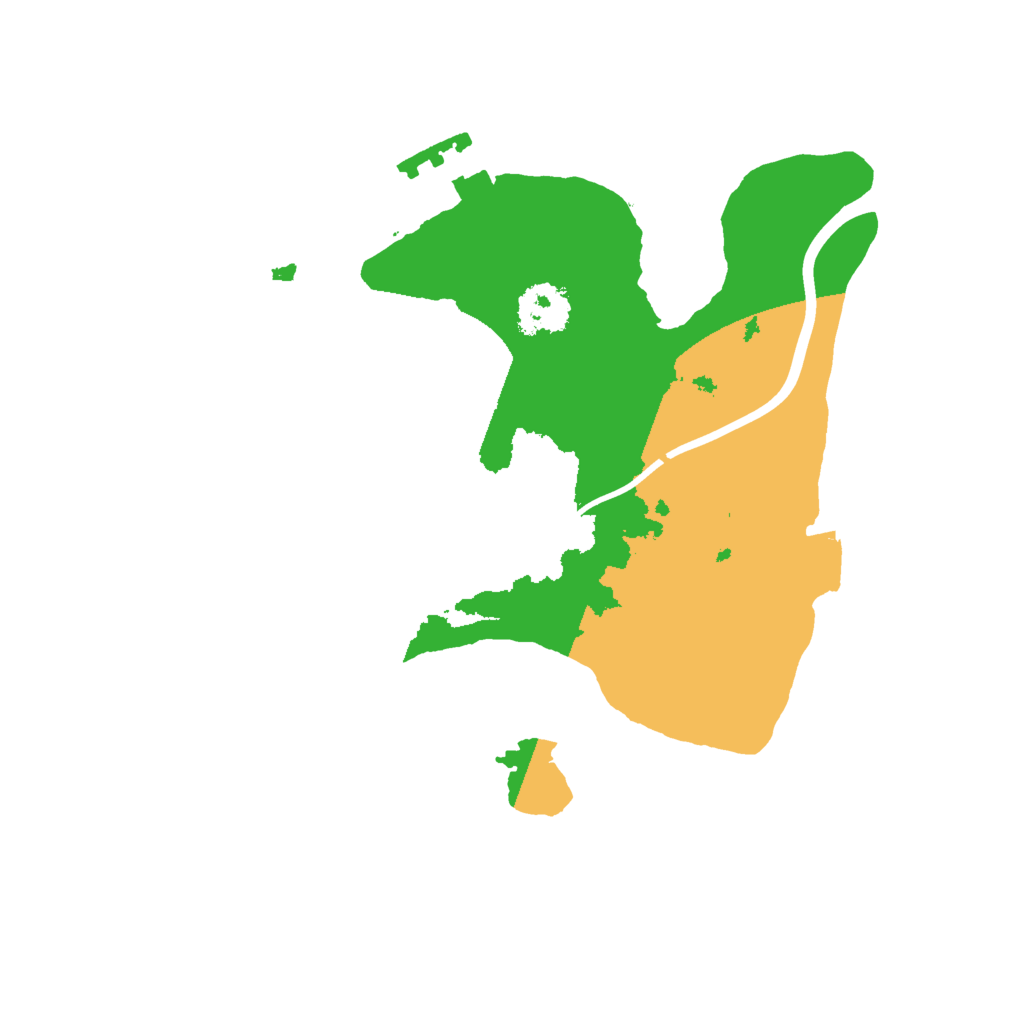 Biome Rust Map: Procedural Map, Size: 2000, Seed: 3022006