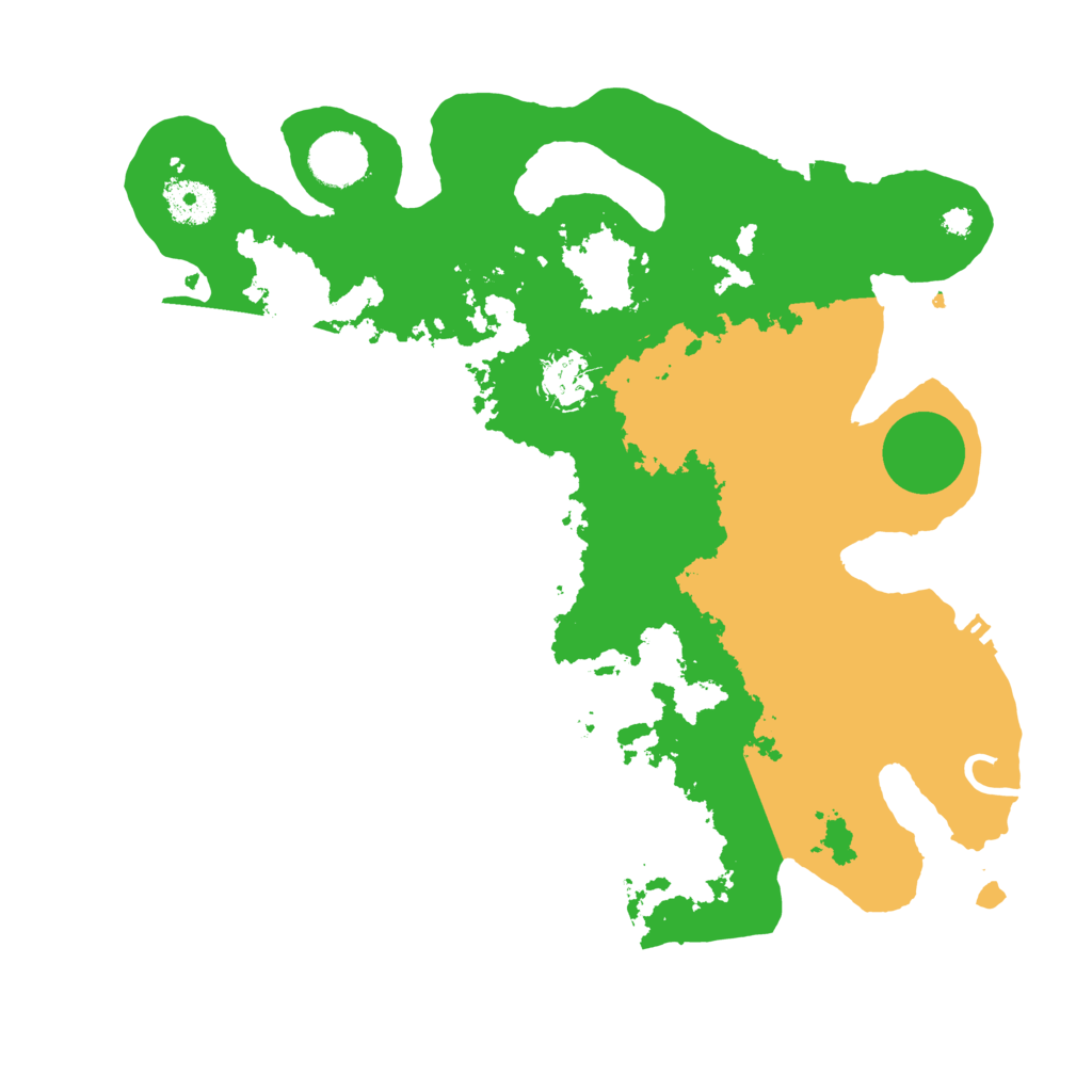 Biome Rust Map: Procedural Map, Size: 3500, Seed: 948088429