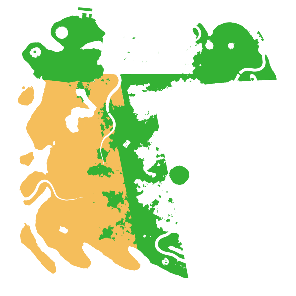 Biome Rust Map: Procedural Map, Size: 4250, Seed: 98972688