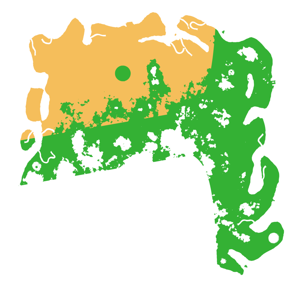 Biome Rust Map: Procedural Map, Size: 5000, Seed: 3962064