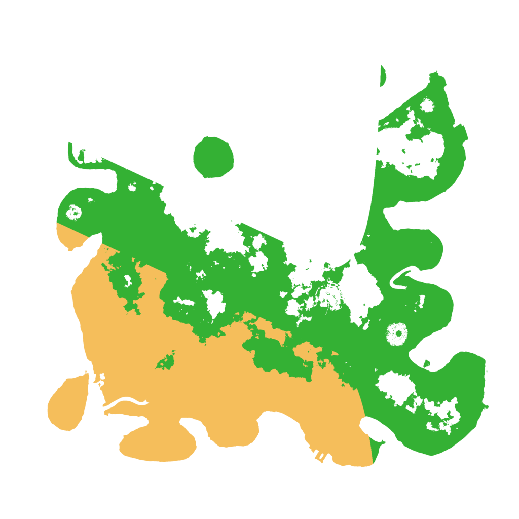 Biome Rust Map: Procedural Map, Size: 3500, Seed: 1421751202