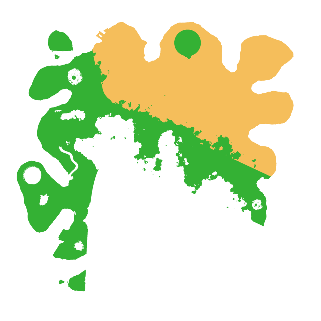 Biome Rust Map: Procedural Map, Size: 3200, Seed: 2840571