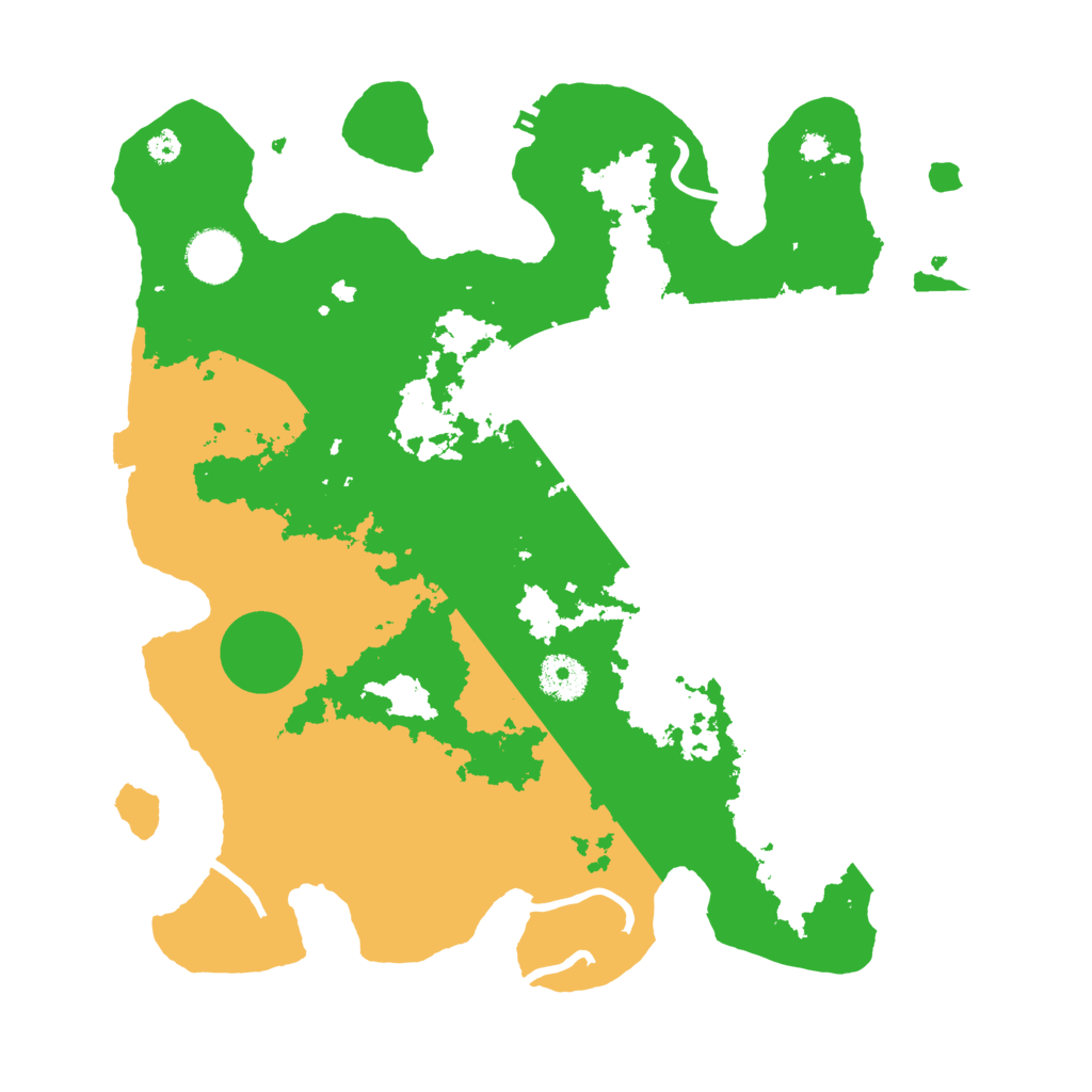 Biome Rust Map: Procedural Map, Size: 3500, Seed: 335453