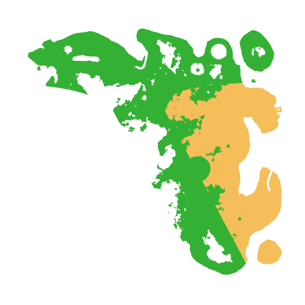 Biome Rust Map: Procedural Map, Size: 3500, Seed: 1718247220