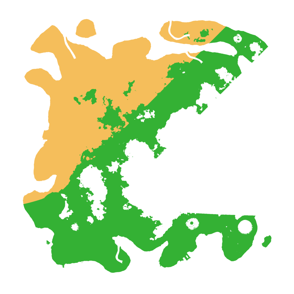 Biome Rust Map: Procedural Map, Size: 3700, Seed: 2142393665