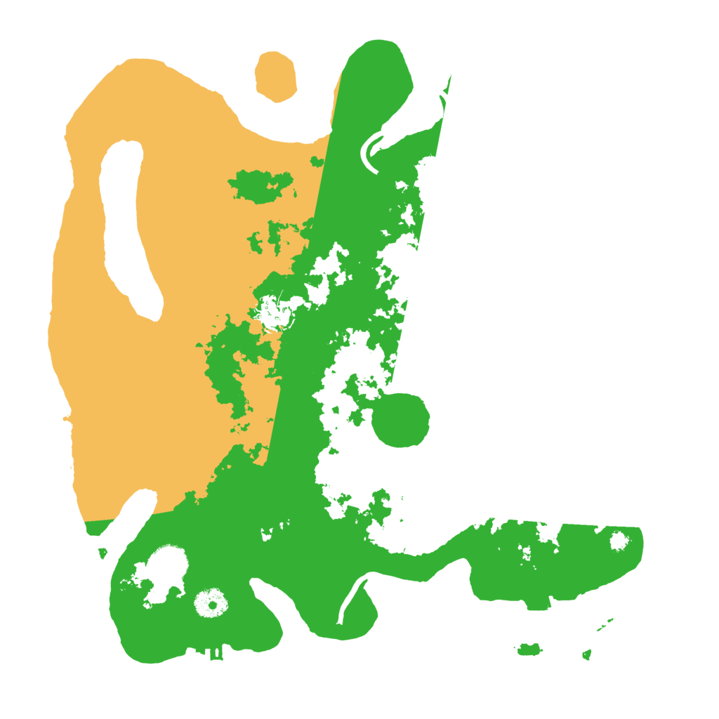 Biome Rust Map: Procedural Map, Size: 3500, Seed: 42466