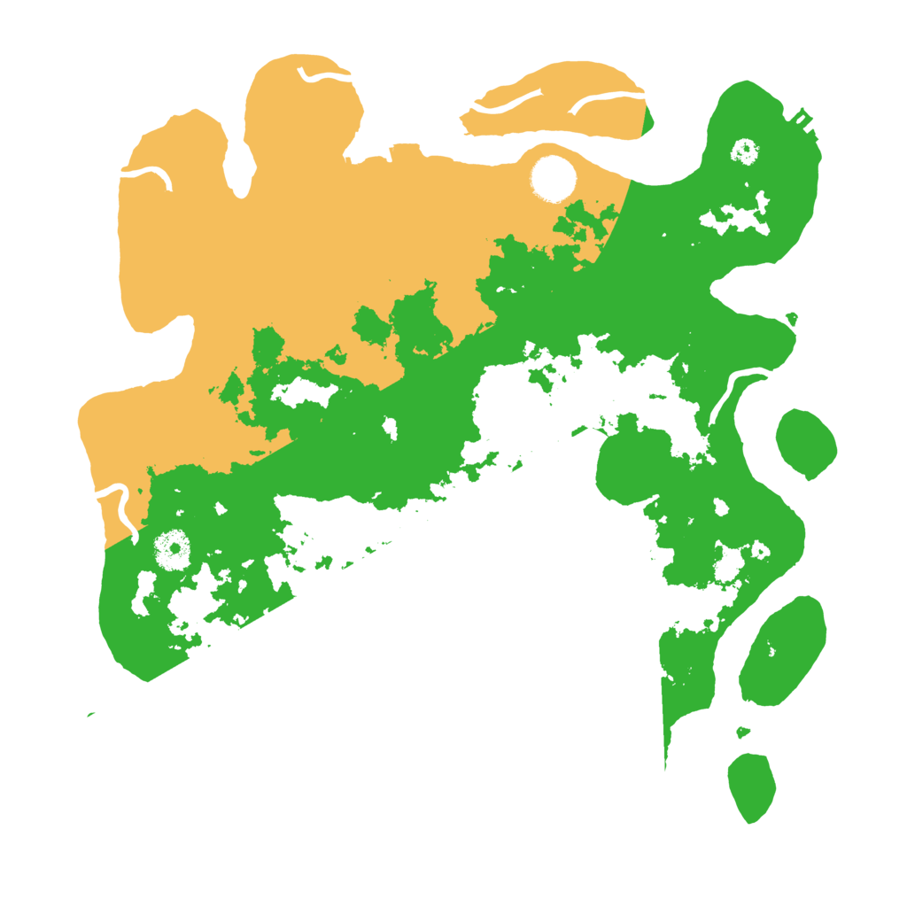 Biome Rust Map: Procedural Map, Size: 3500, Seed: 800531042