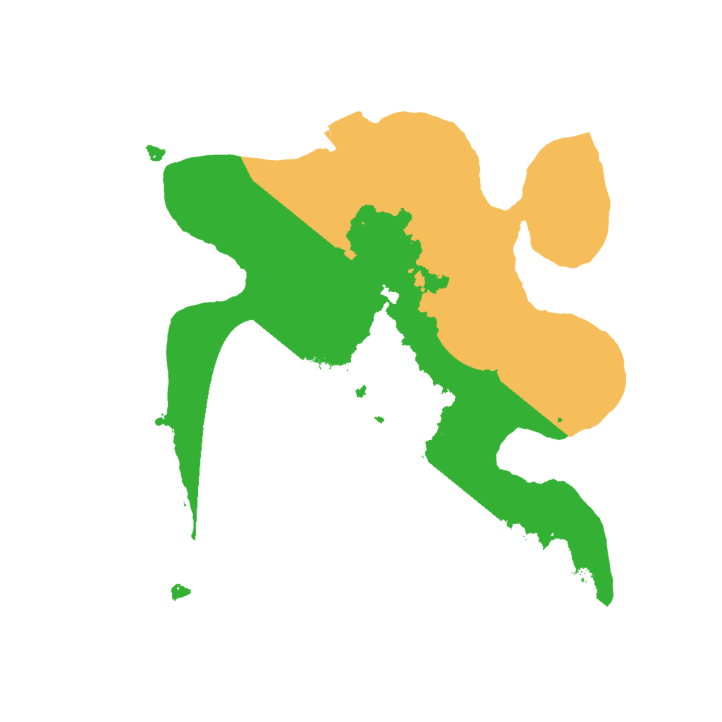 Biome Rust Map: Procedural Map, Size: 2000, Seed: 1764836658