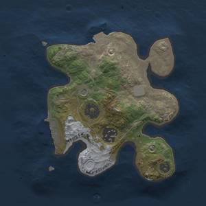 Thumbnail Rust Map: Procedural Map, Size: 2000, Seed: 1764836658, 6 Monuments