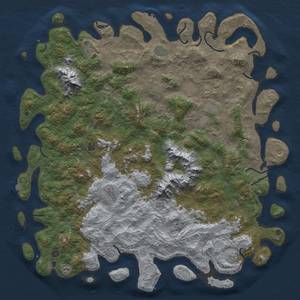 Thumbnail Rust Map: Procedural Map, Size: 6000, Seed: 1378081518, 19 Monuments