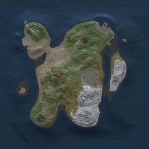 Thumbnail Rust Map: Procedural Map, Size: 2000, Seed: 99999, 6 Monuments