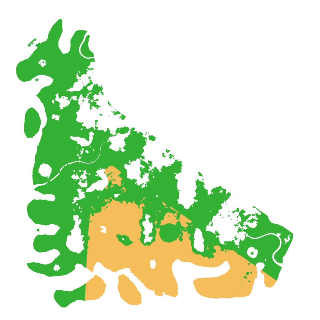 Biome Rust Map: Procedural Map, Size: 4500, Seed: 862835915