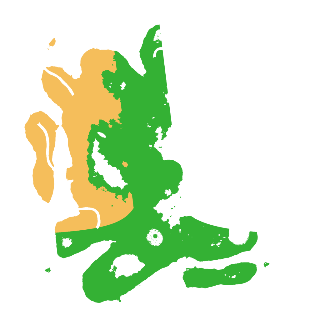 Biome Rust Map: Procedural Map, Size: 3000, Seed: 23398