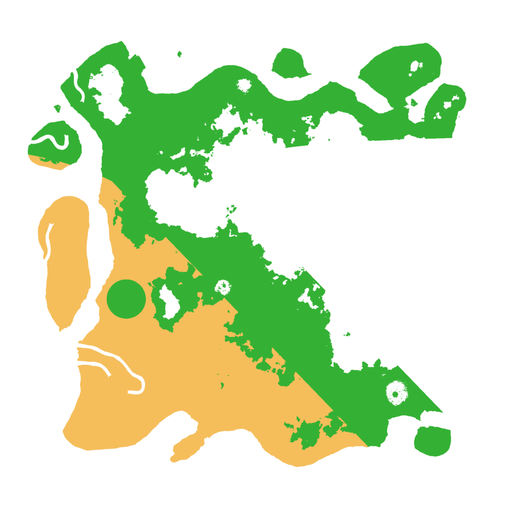 Biome Rust Map: Procedural Map, Size: 3500, Seed: 293516756